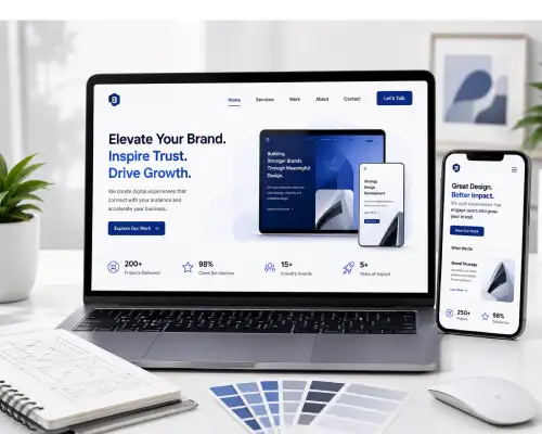 Website and digital brand experience